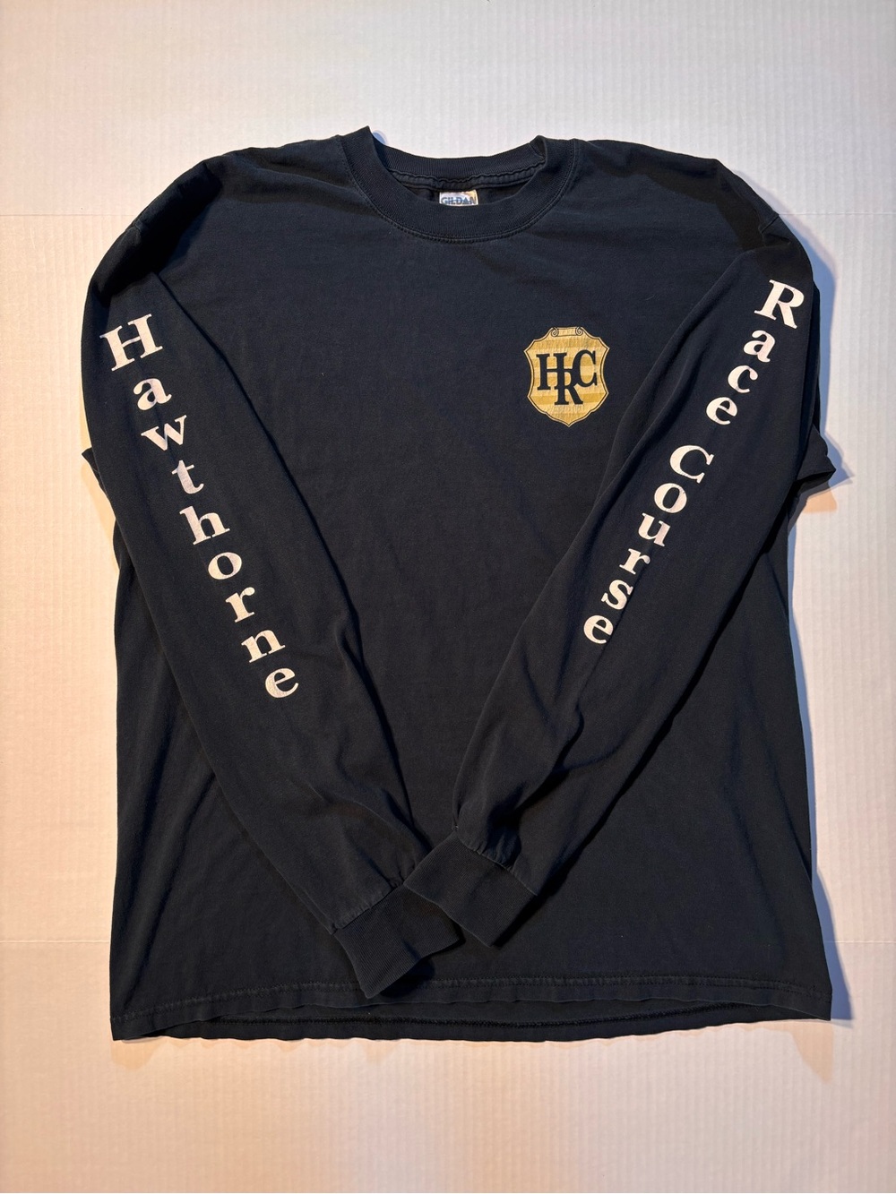Vtg Horse Derby Race The Loop Chicago Rock Radio Promo 90’s Long Sleeve T-shirt